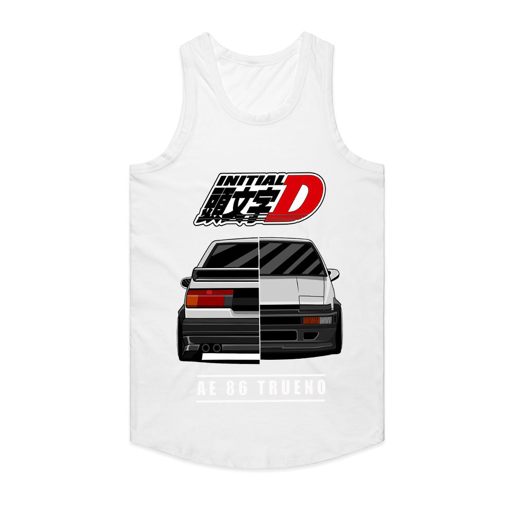 Initial D AE86 Trueno Rear Split Drift Legend T-Shirt