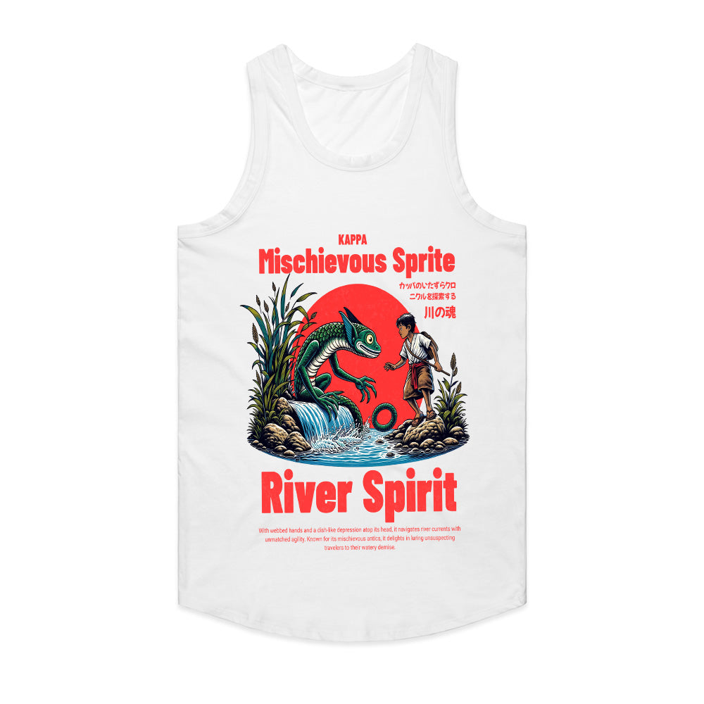 Kappa's Realm: Mischievous River Spirit Graphic Tee