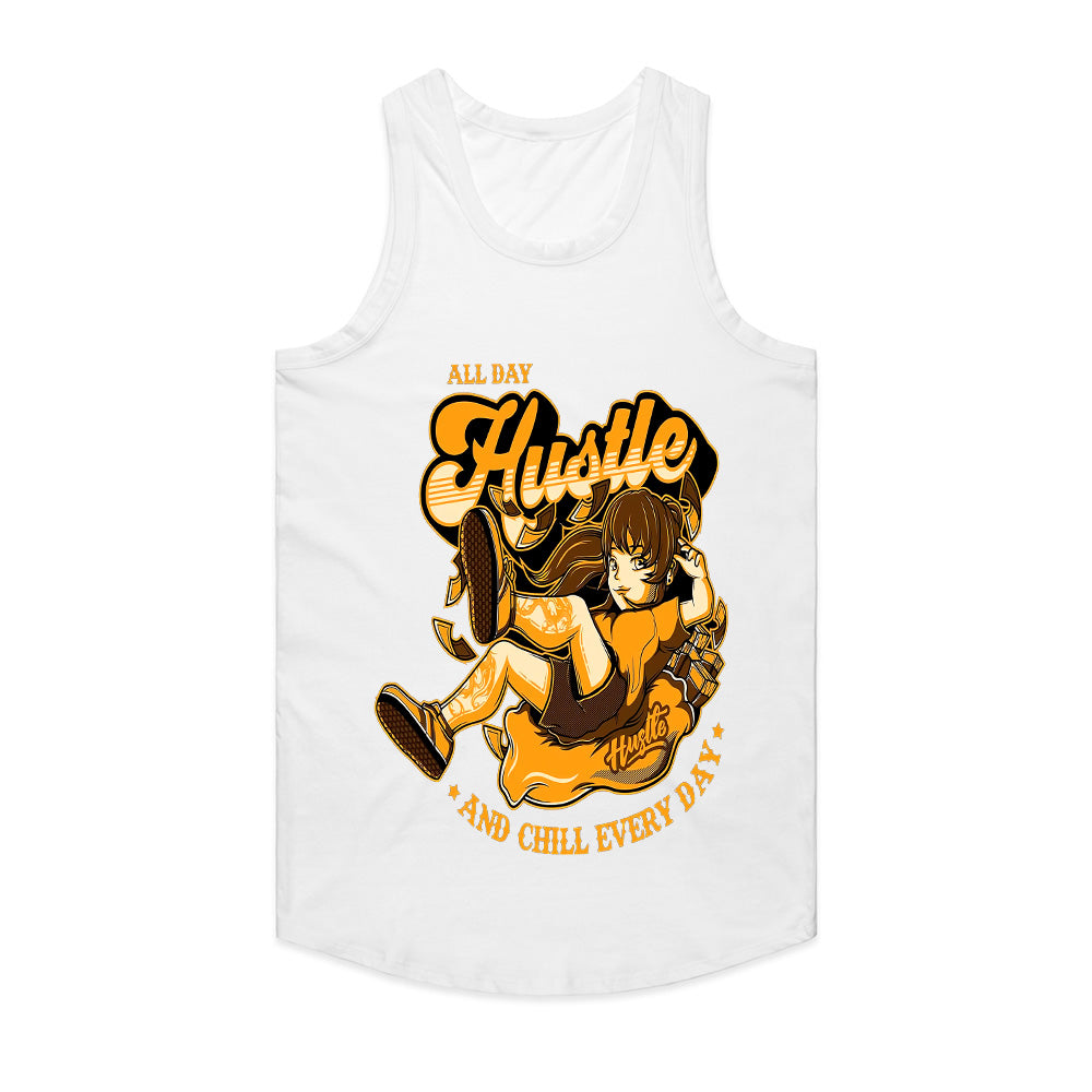 All Day Hustle: Chill Every Day Anime Vibe Tee