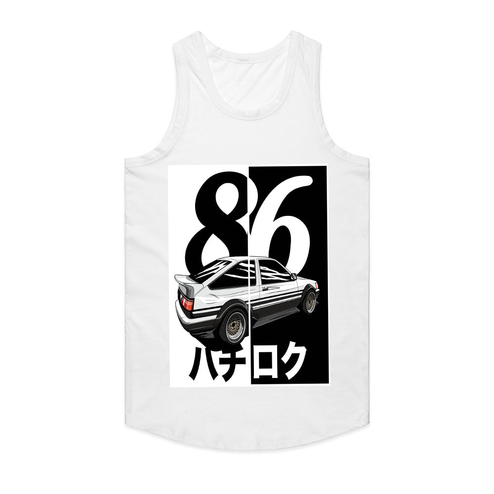 AE86 Hachiroku JDM Legend Split Design T-Shirt