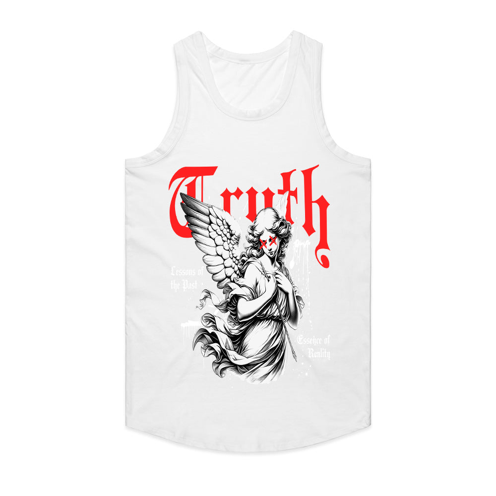 Veiled Verity: Gothic Angel Truth Tee