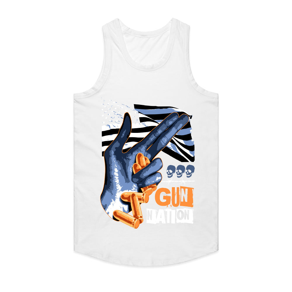 Gun Nation USA Flag & Bullet Hand T-Shirt