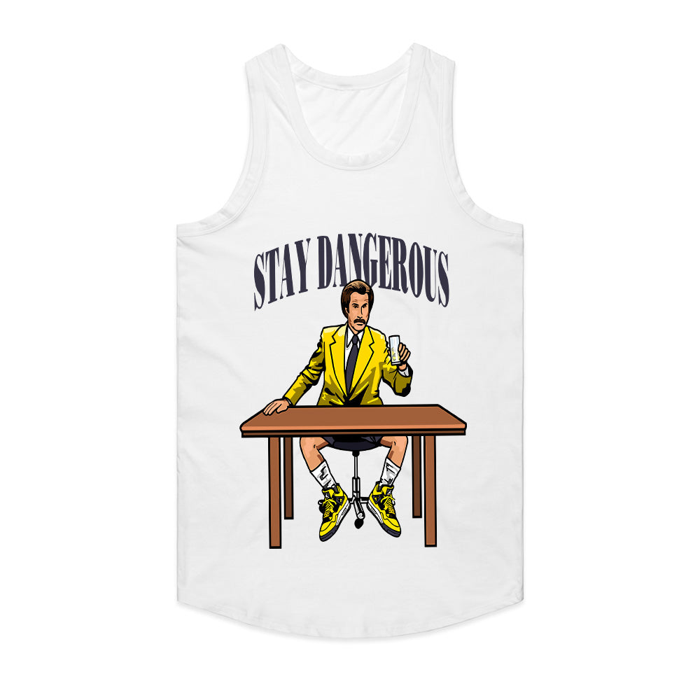 Stay Dangerous" Desk Boss Graphic Tee