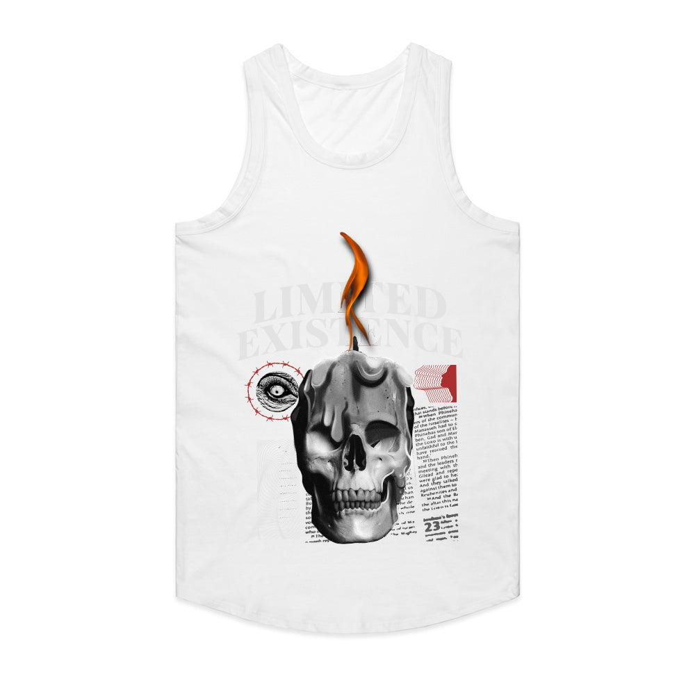 Limited Existence" Melding Skull & Candle Graphic Tee