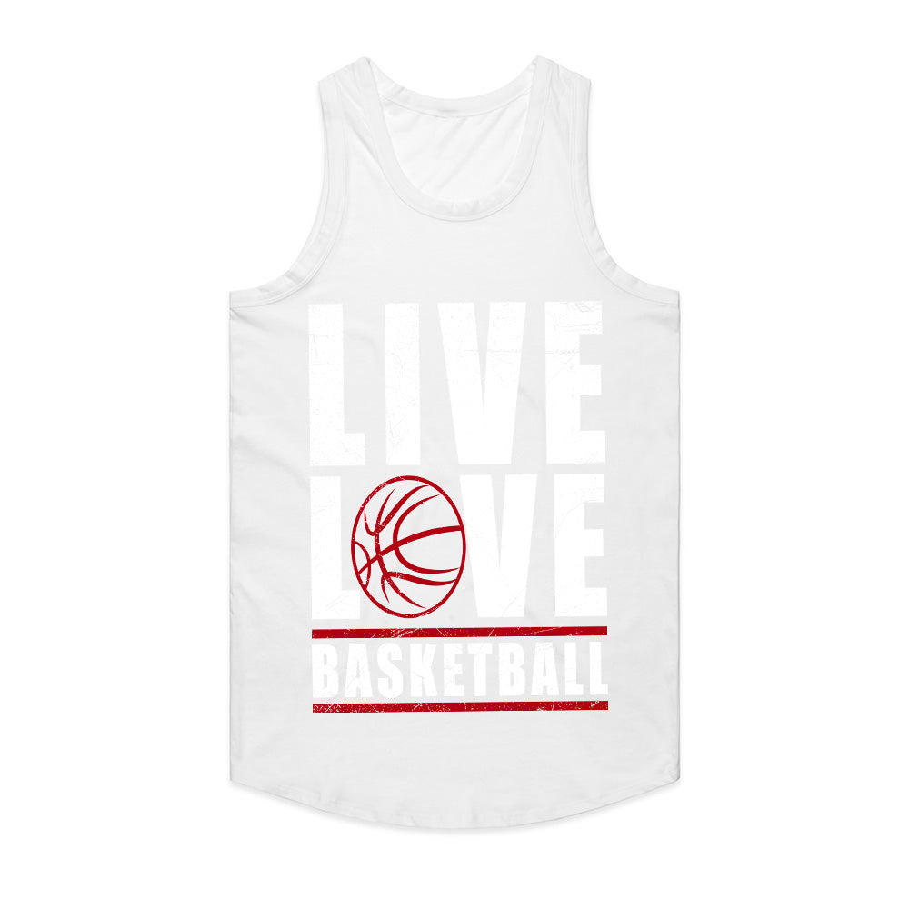 Hoops Heartbeat: Live Love Basketball Tee