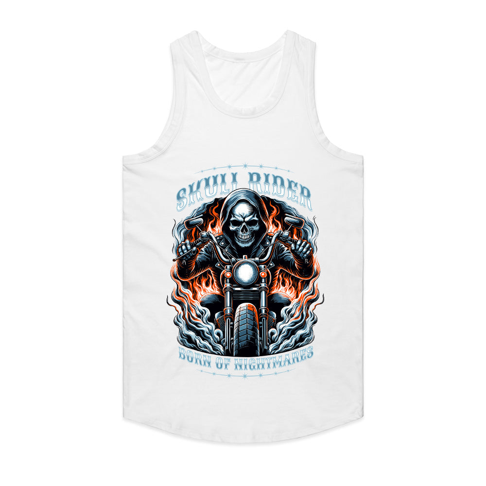 Skull Rider Biker T-Shirt – Born of Nightmares, Built for Speed