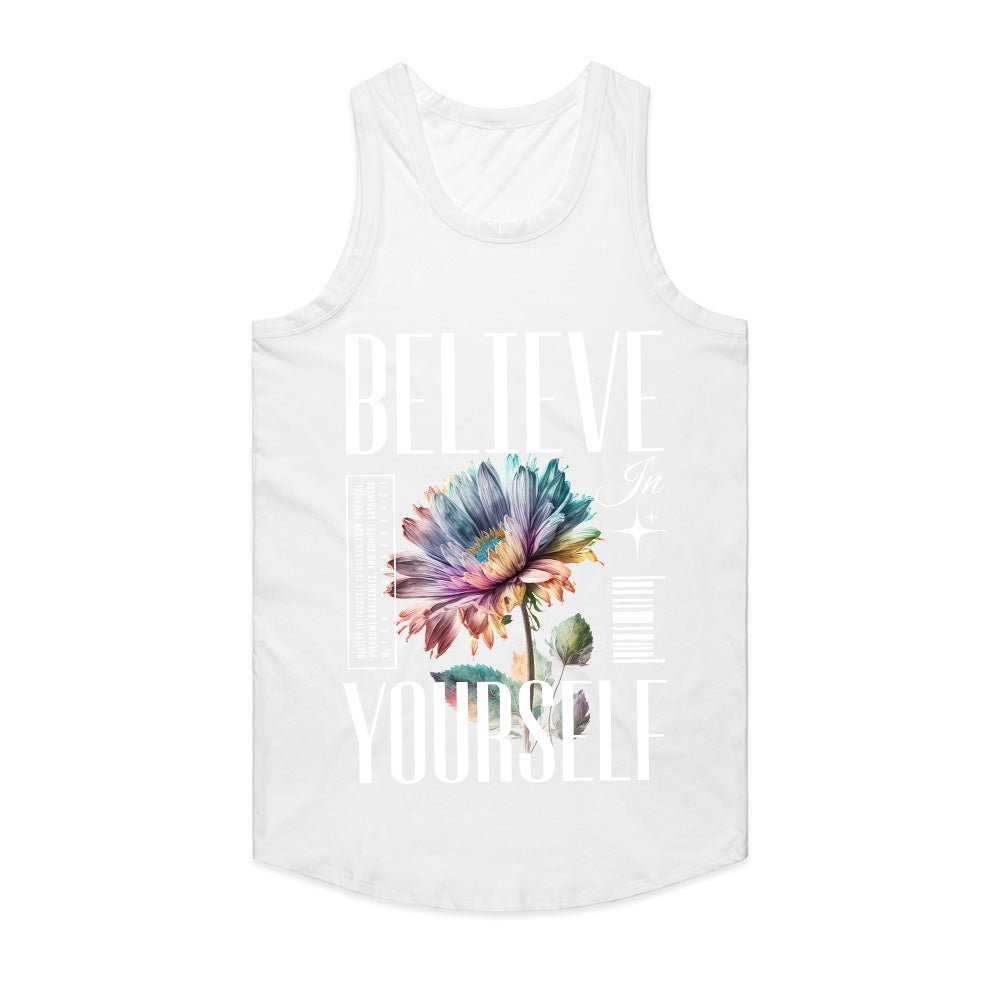 Radiant Bloom: Believe In Yourself Tee