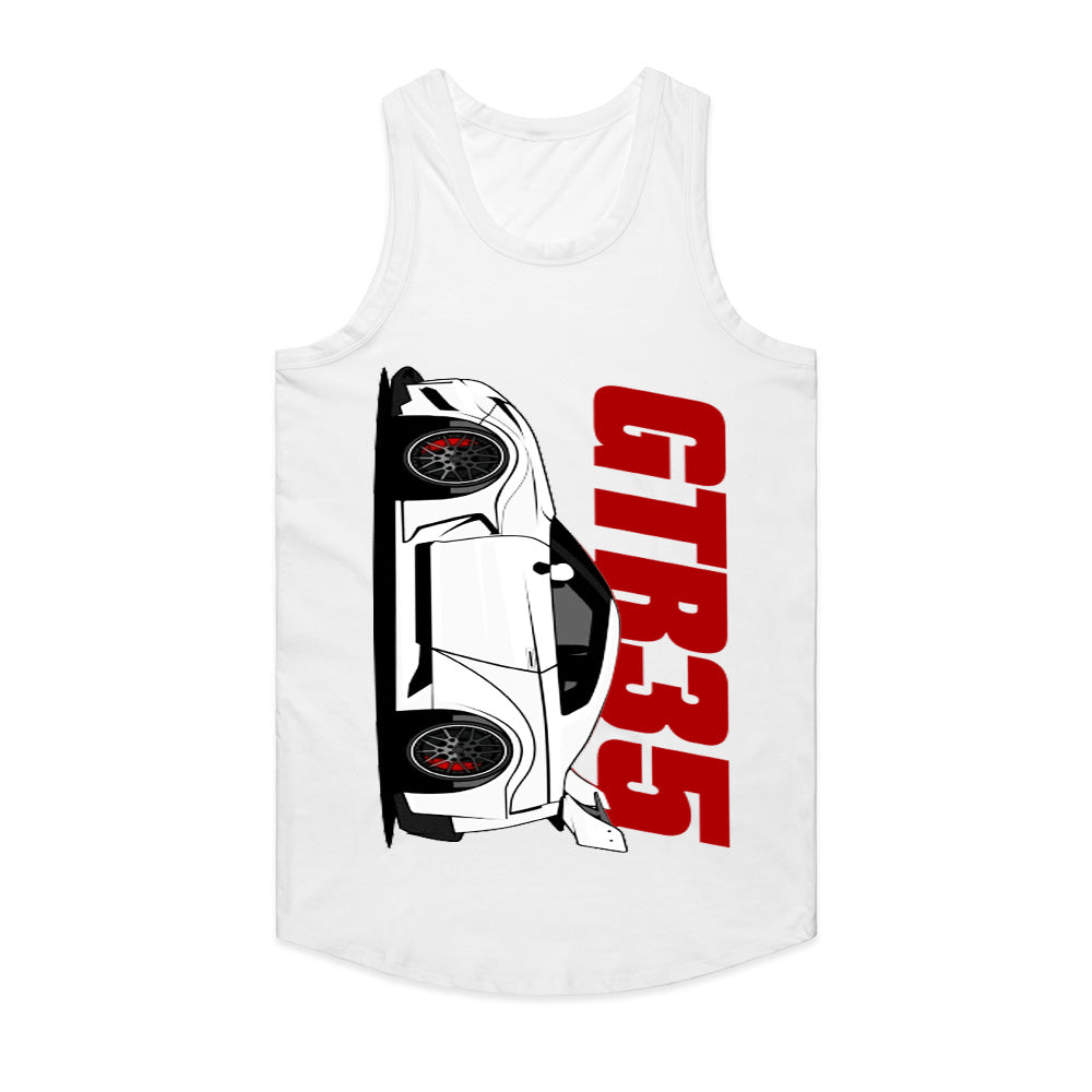 GT-R35 Side Profile Performance T-Shirt – Pure JDM Power