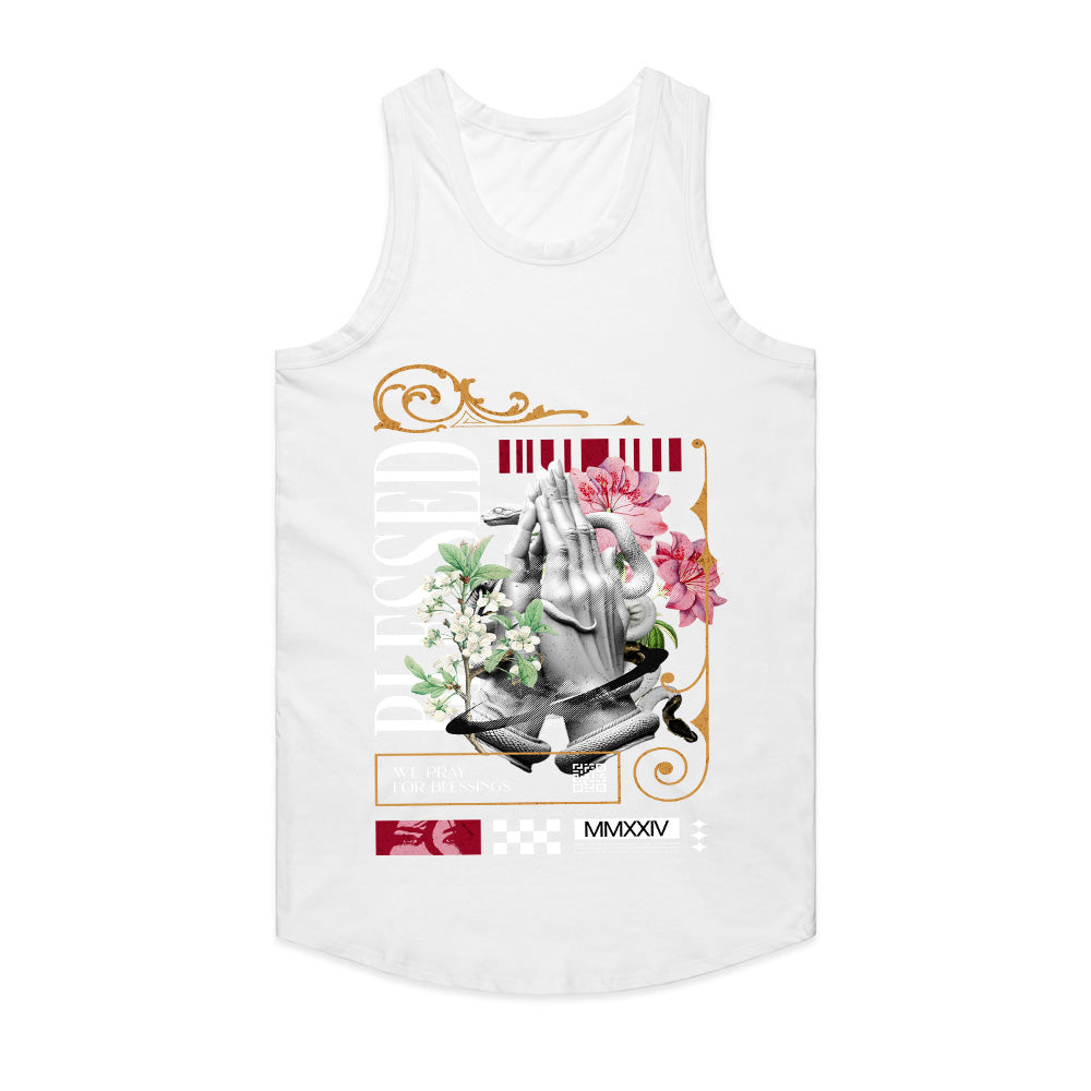 Blessed MMXCIV: Hands of Grace Floral Tee