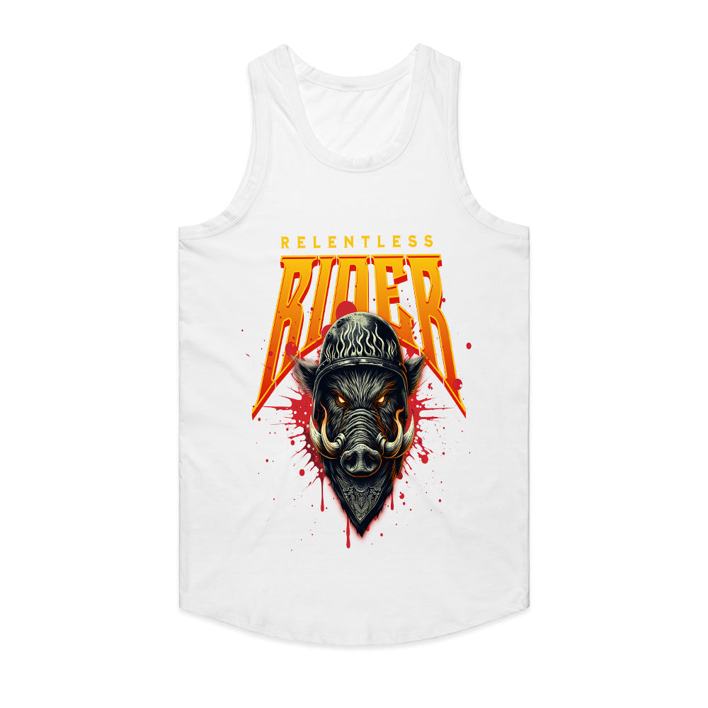Relentless Rider" Wild Boar Biker Tee