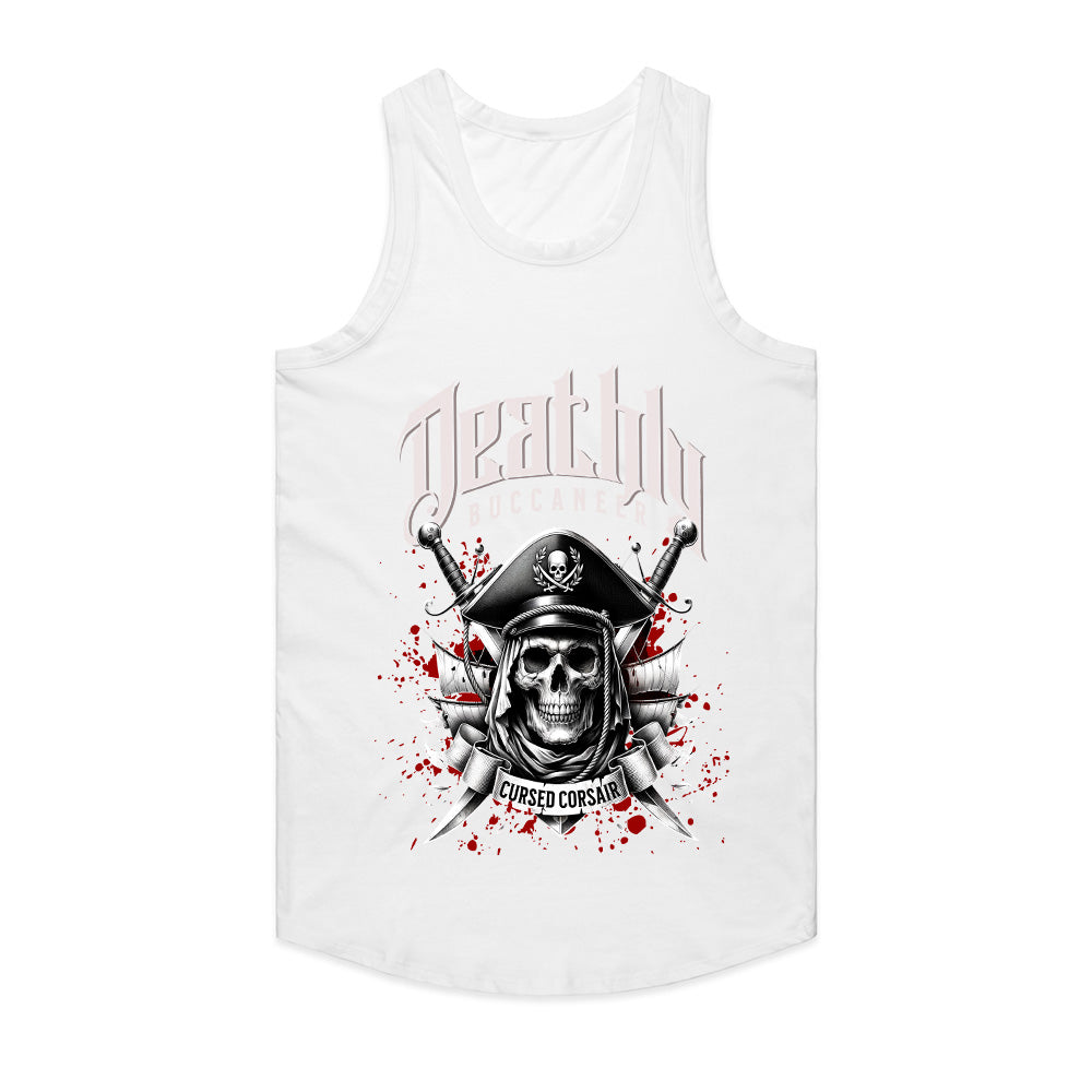 Cursed Corsair: Deathly Buccaneer Pirate Tee
