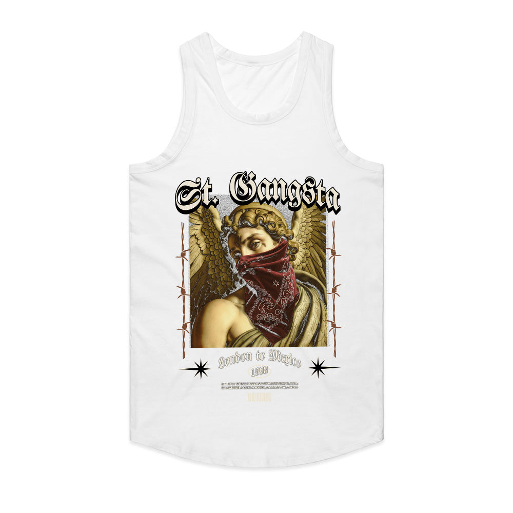 Heavenly Hustler: St. Gangsta Icon Tee