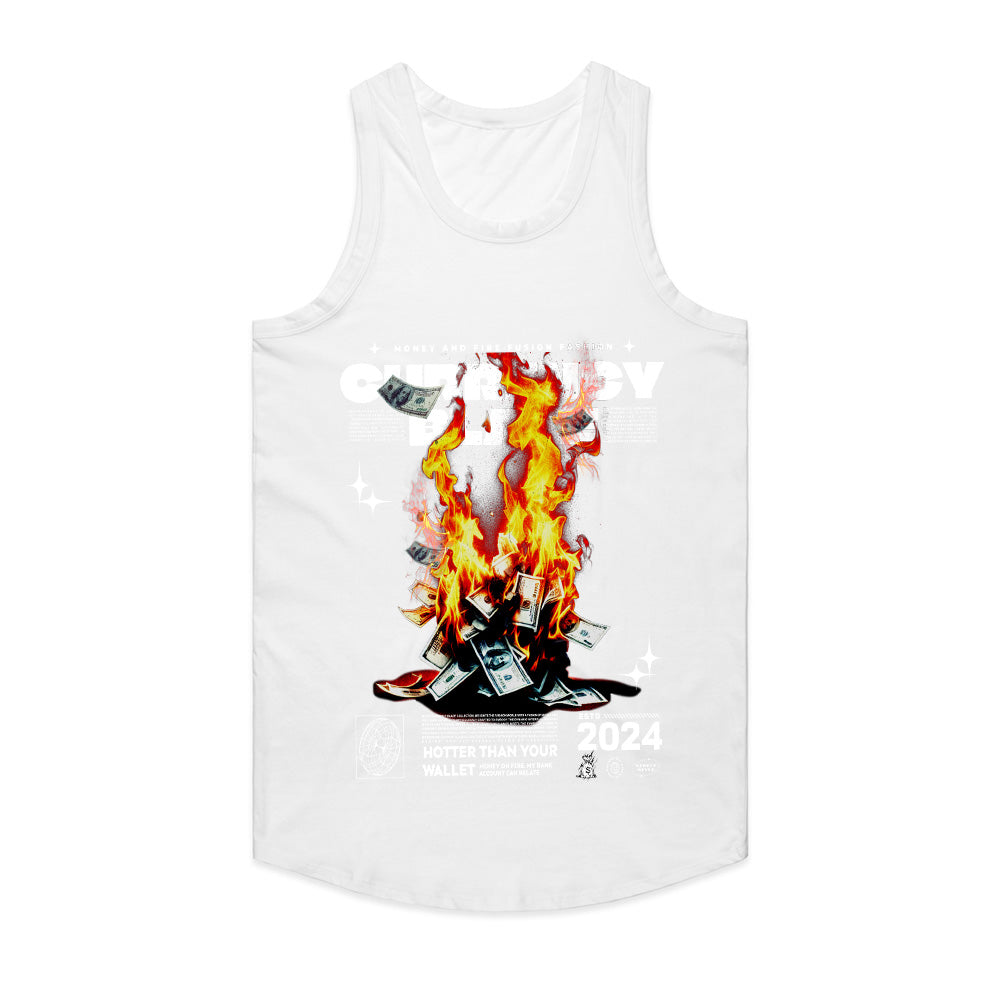 Currency Blaze" Money & Fire Fusion Tee