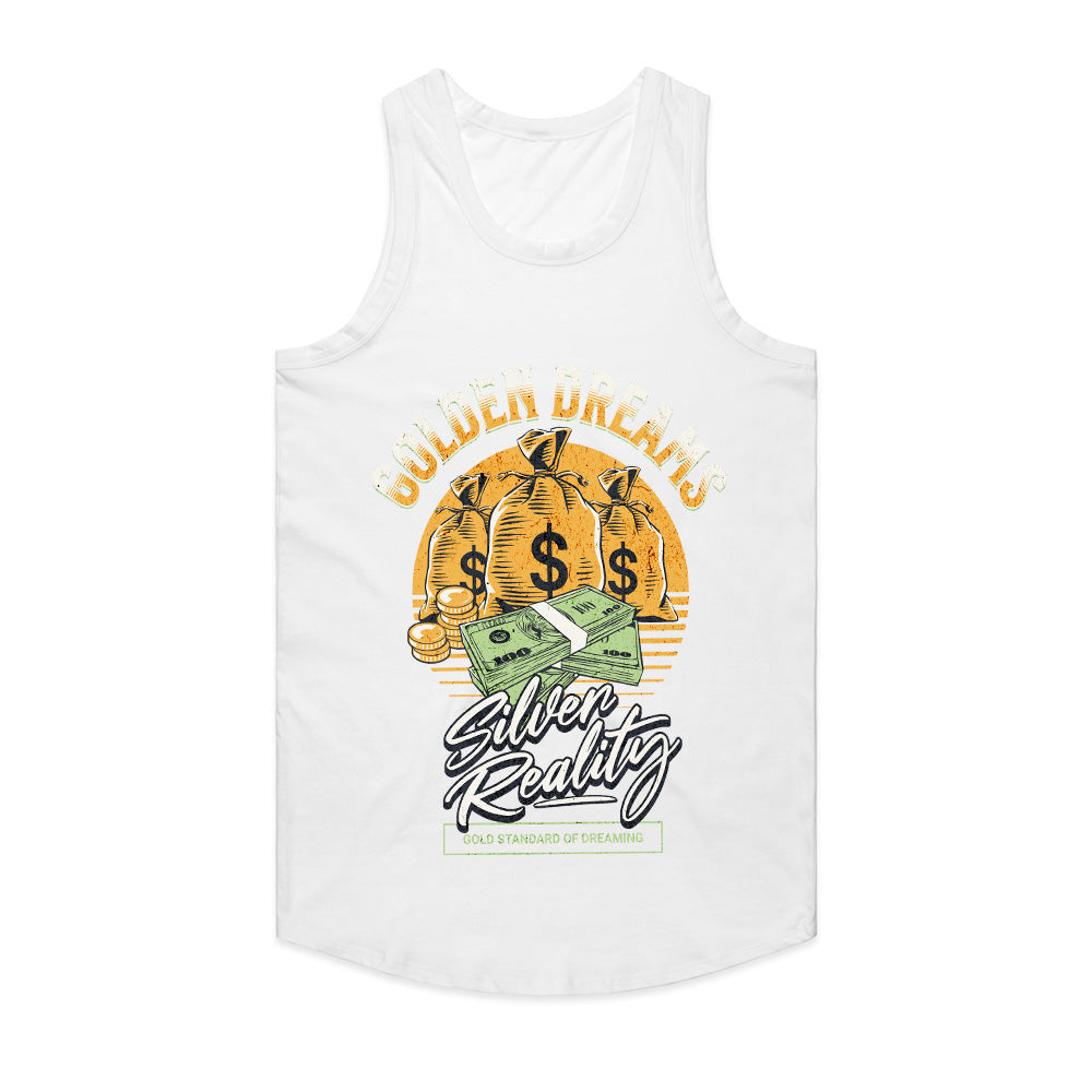 Golden Dreams, Silver Reality" Wealth Manifestation Tee