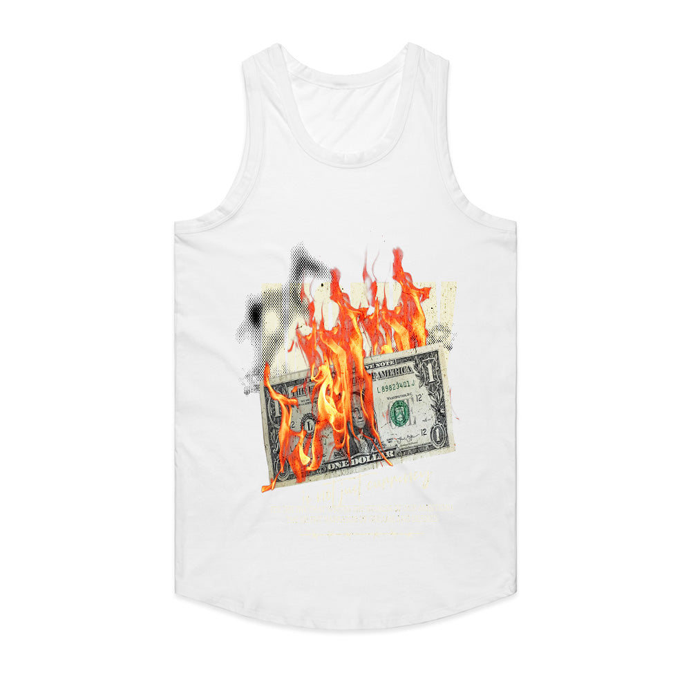 Burning Ambition: Money on Fire Statement Tee