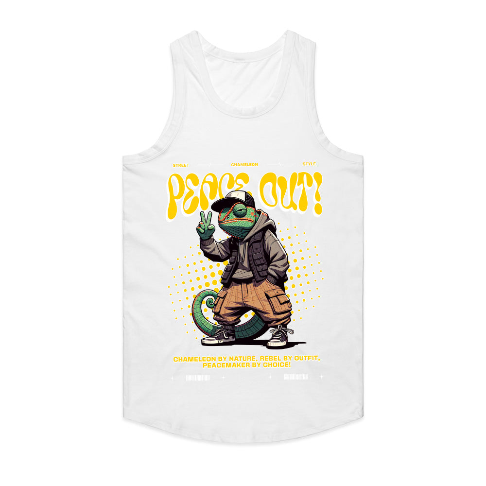 Urban Chameleon: Peace Out Lizard Tee