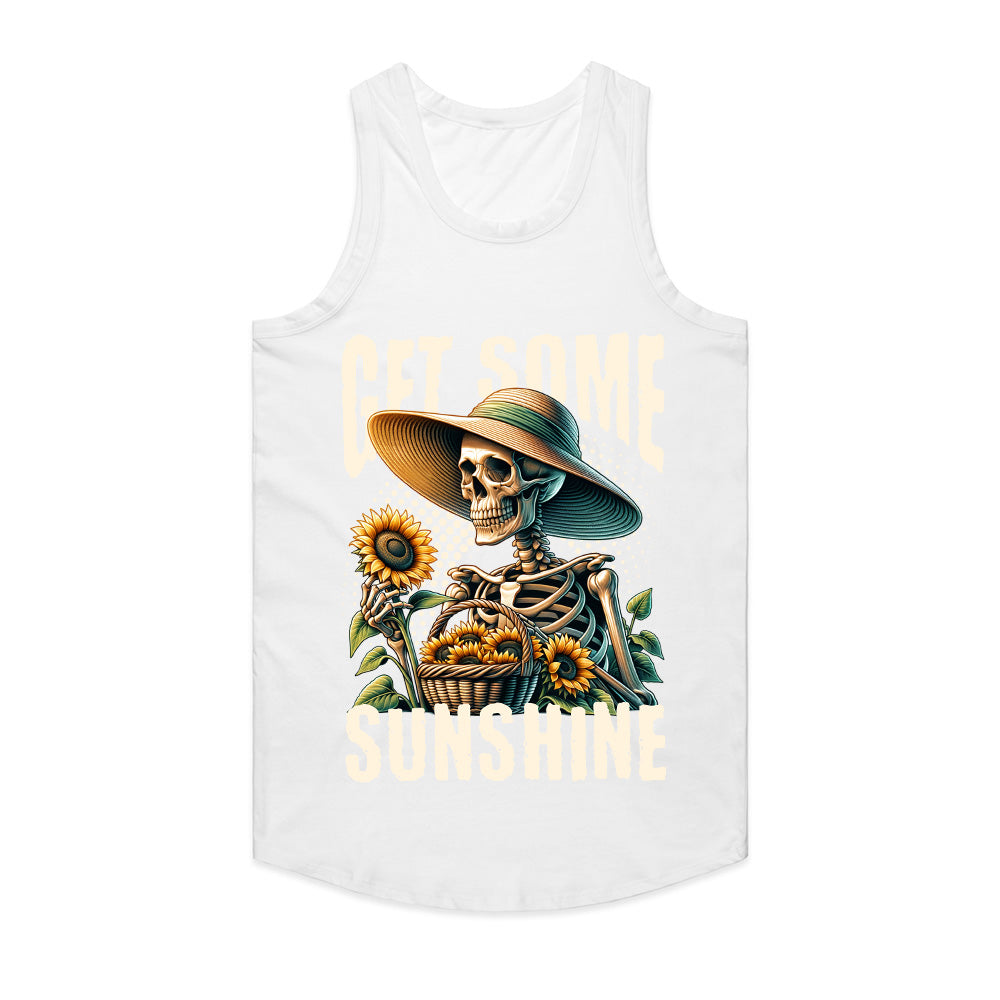 Sunlit Bones: Get Some Sunshine Skeleton Tee