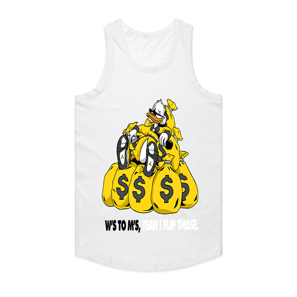 Money Bags Scrooge" Black T-Shirt