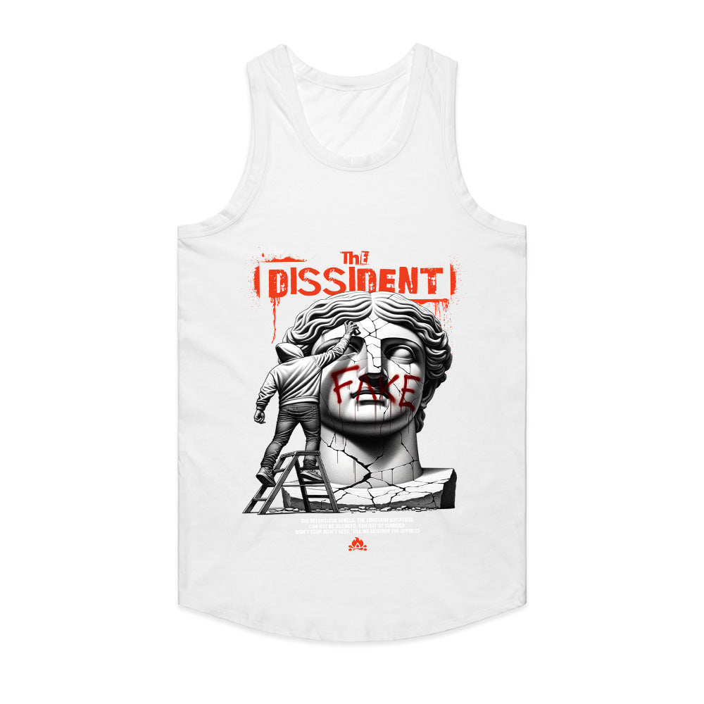 The Dissident Truth" Broken Statue Black T-Shirt