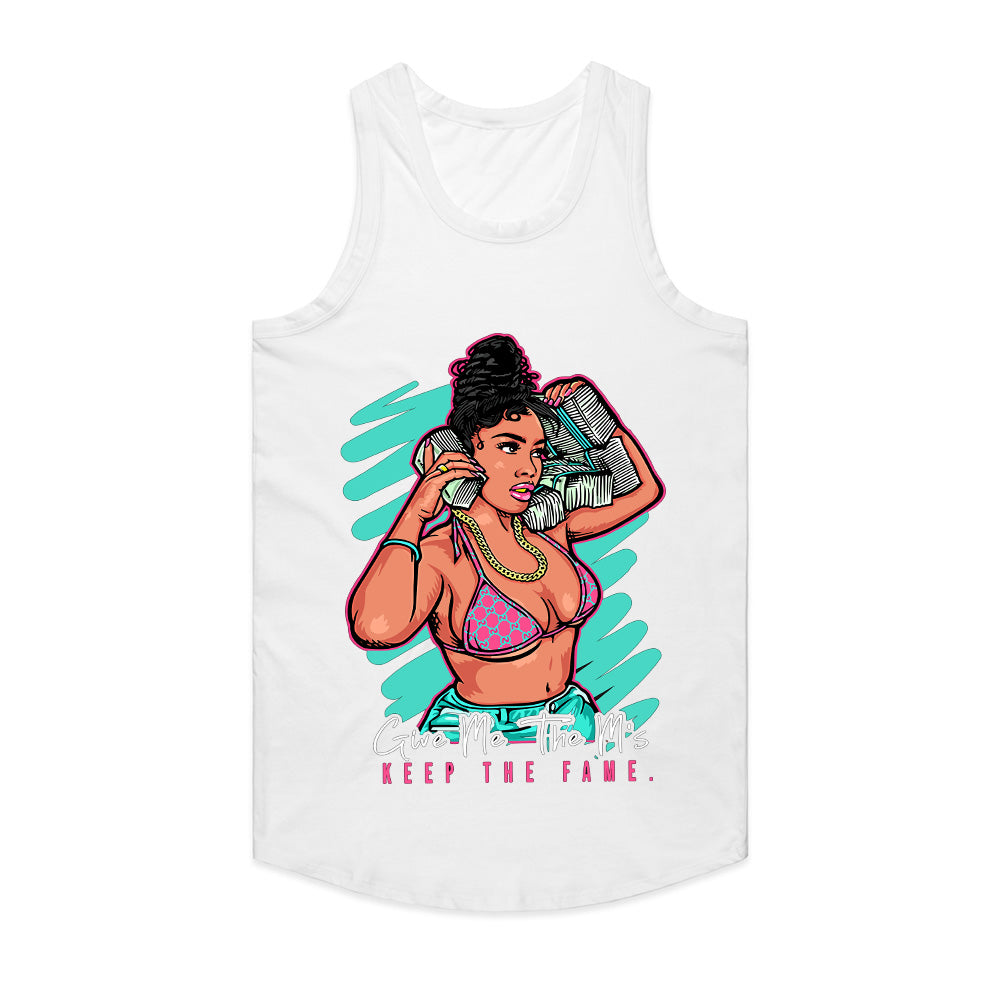 Give Me The M's: Keep The Fame – Hustle Queen Graphic Tee