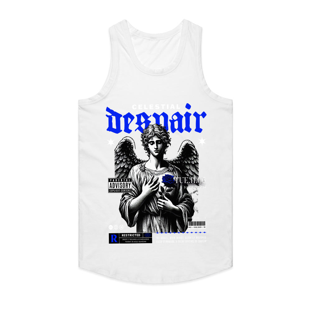 Celestial Despair: Angel of the Midnight Rose Tee