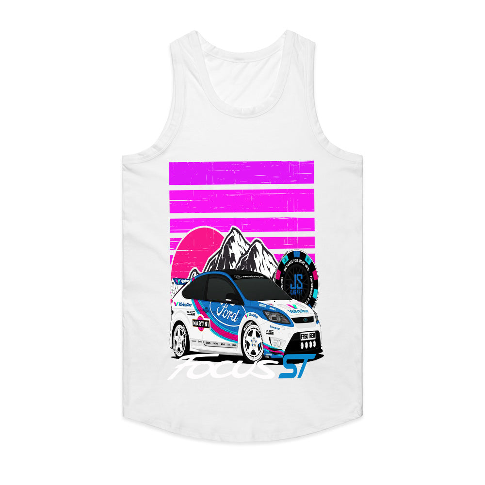 Focus ST Martini Rally Tribute T-Shirt – Retro Mountain Edition