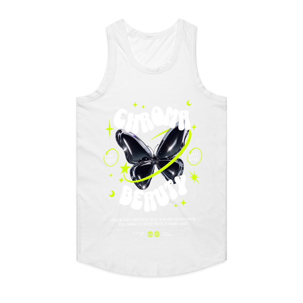 Chroma Beauty: Neon Wings of Style
