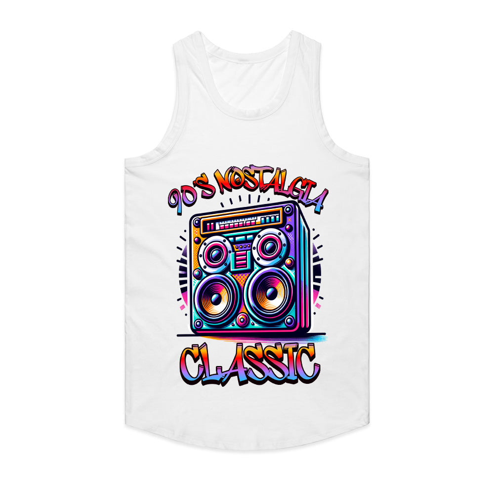 Vibrant 90’s Nostalgia Classic Speaker Tee