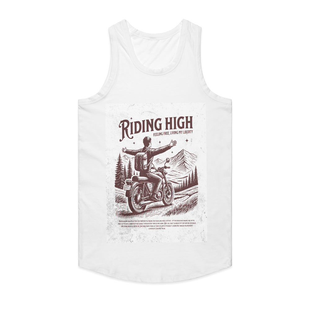 Riding High Vintage Biker Adventure T-Shirt