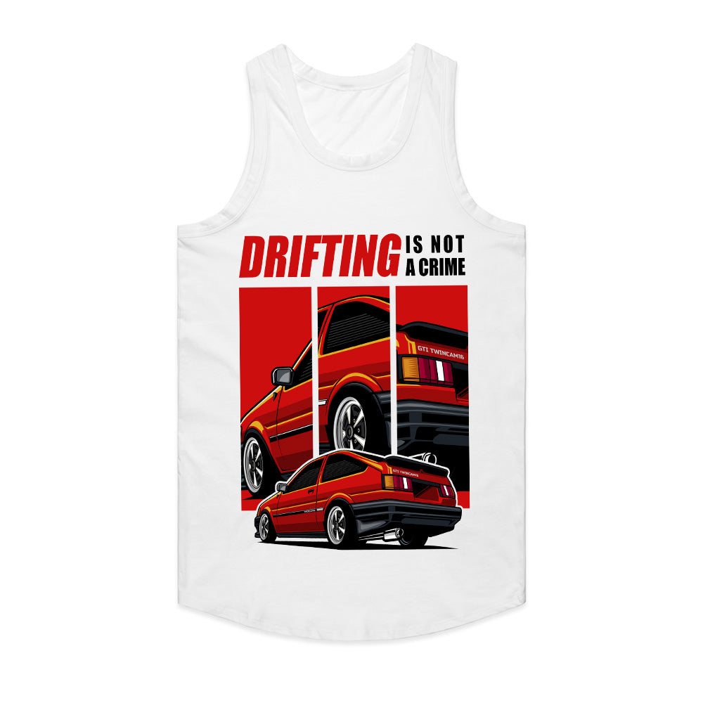 Drifting Is Not A Crime AE86 T-Shirt – Hachiroku Legend Edition