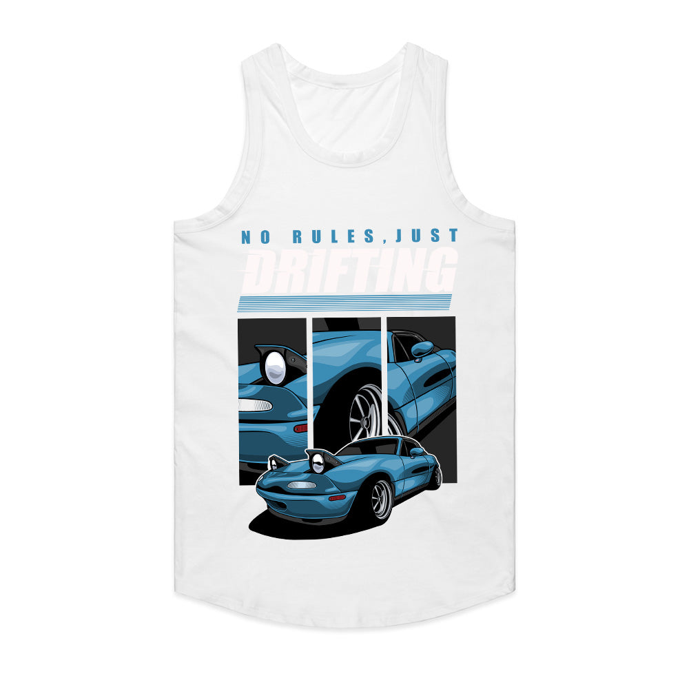 No Rules, Just Drifting Miata T-Shirt – Slide Culture Edition