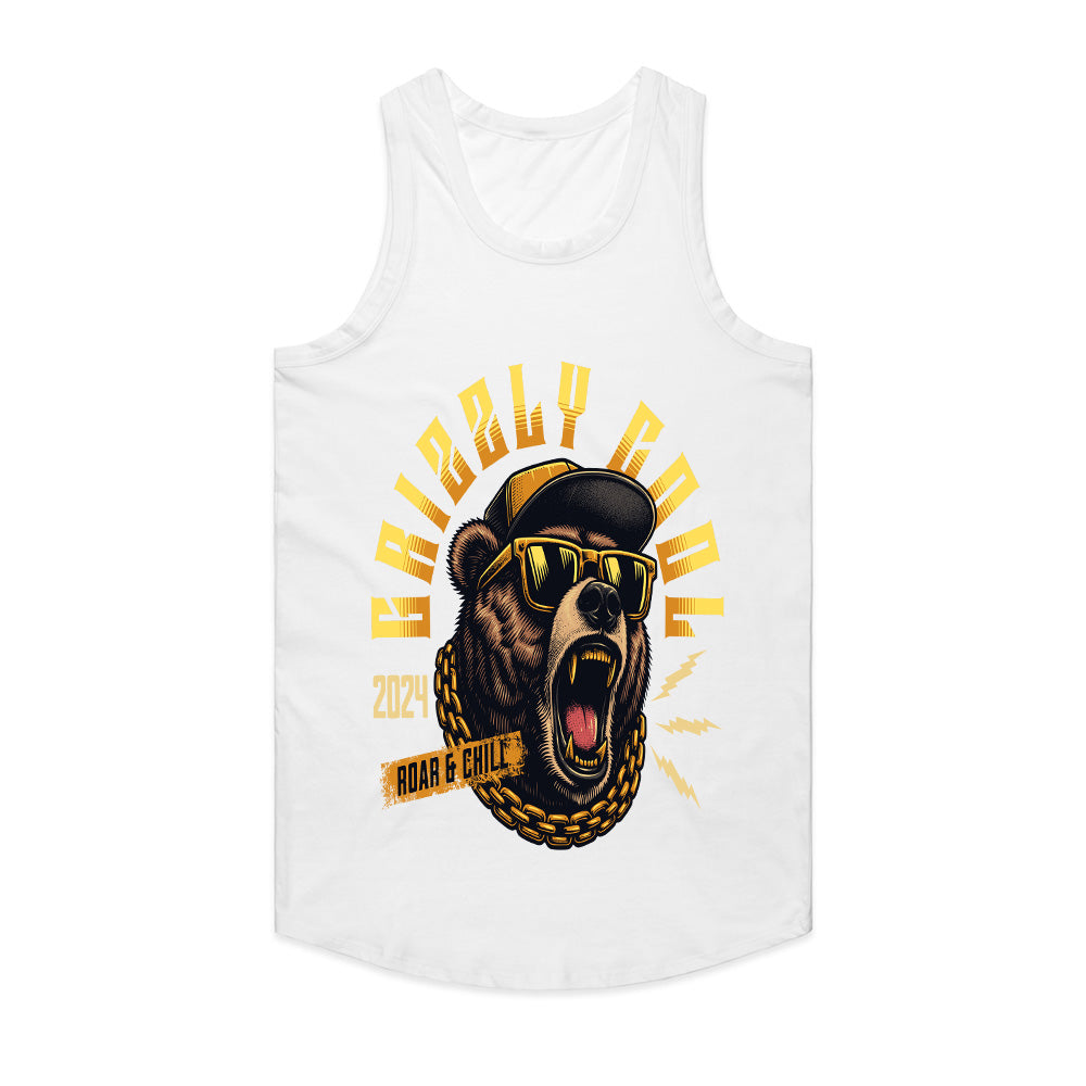 Grizzly Cool: Roar & Chill Streetwear Tee