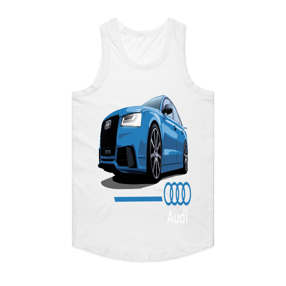Audi RS Power T-Shirt – Blue Performance Edition