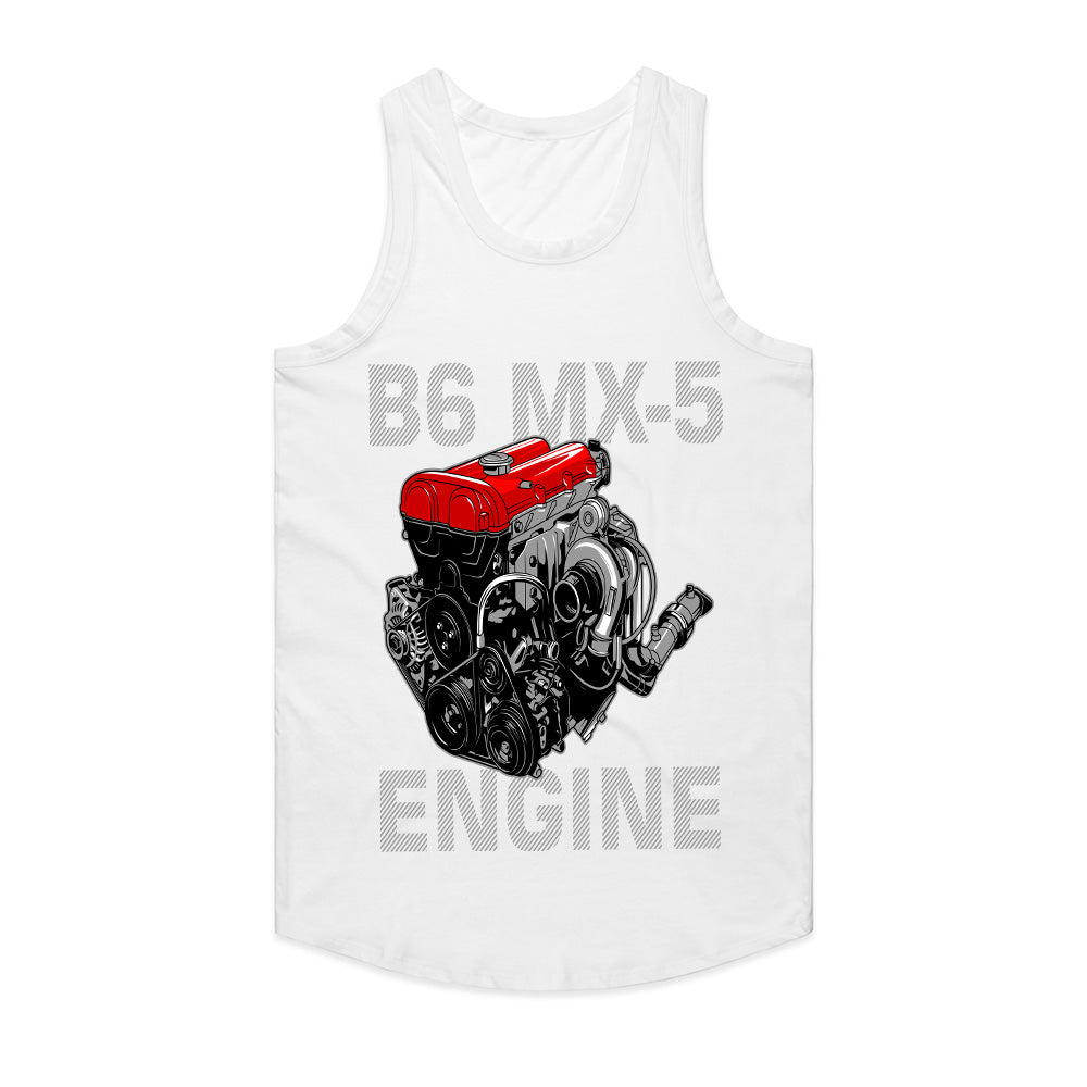 B6 MX-5 Engine T-Shirt – Miata Heartbeat Edition