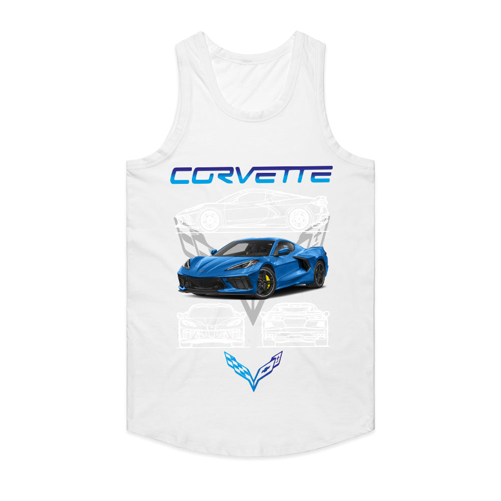 Corvette Legacy - Blueprint Edition Supercar Tee