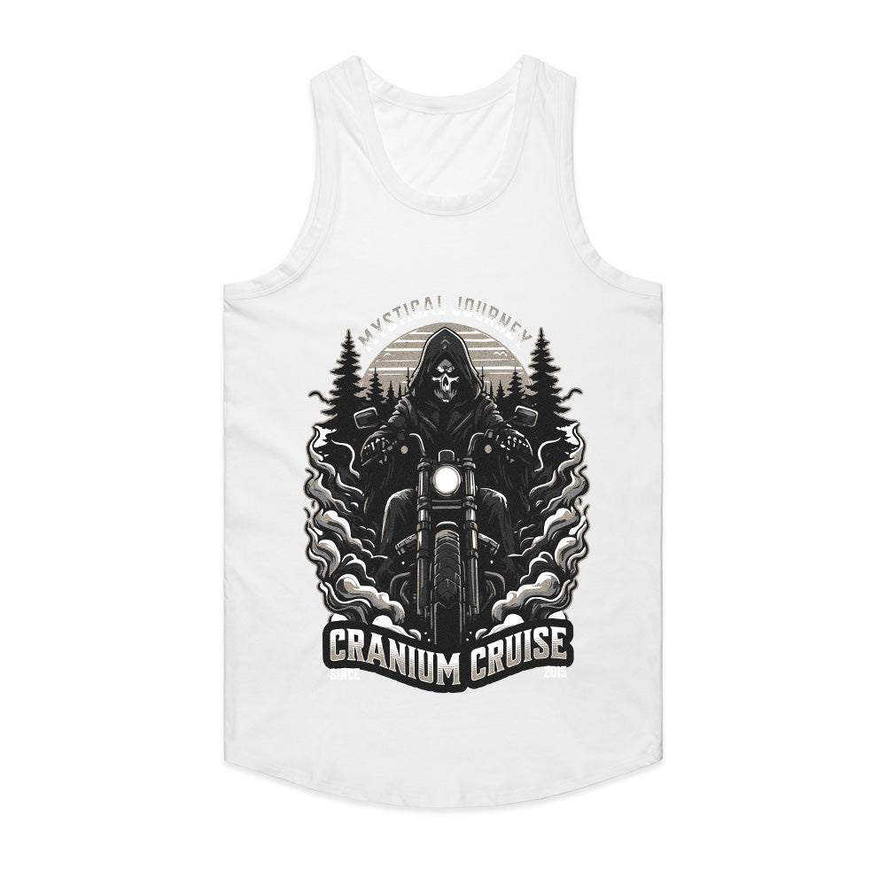 Cranium Cruise – Mystical Journey Grim Reaper Biker T-Shirt
