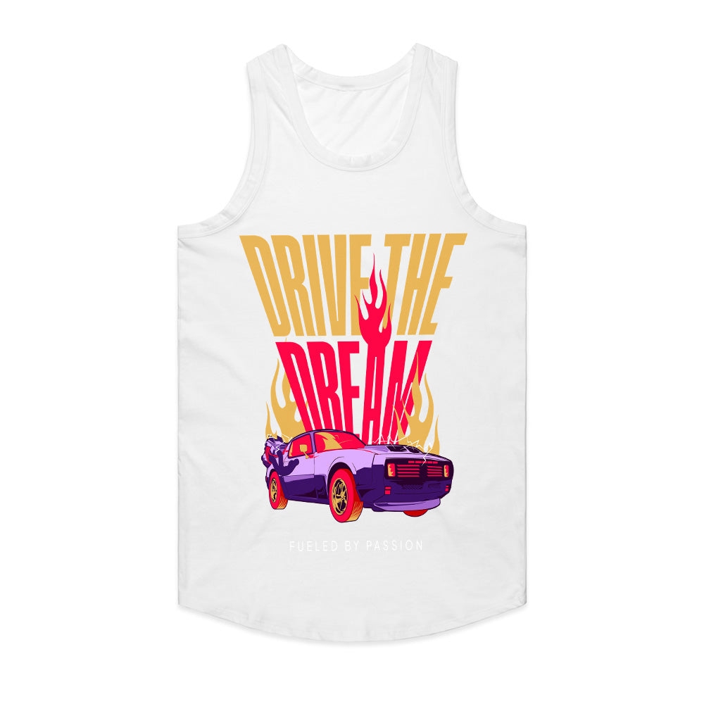 Drive The Dream - Fueled by Passion Fire Car Tee