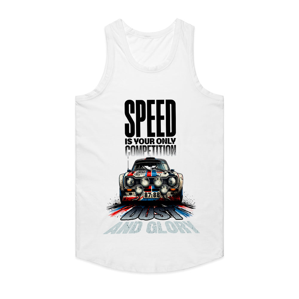 Dust and Glory - Speed Is Your Only Competition Racing Tee