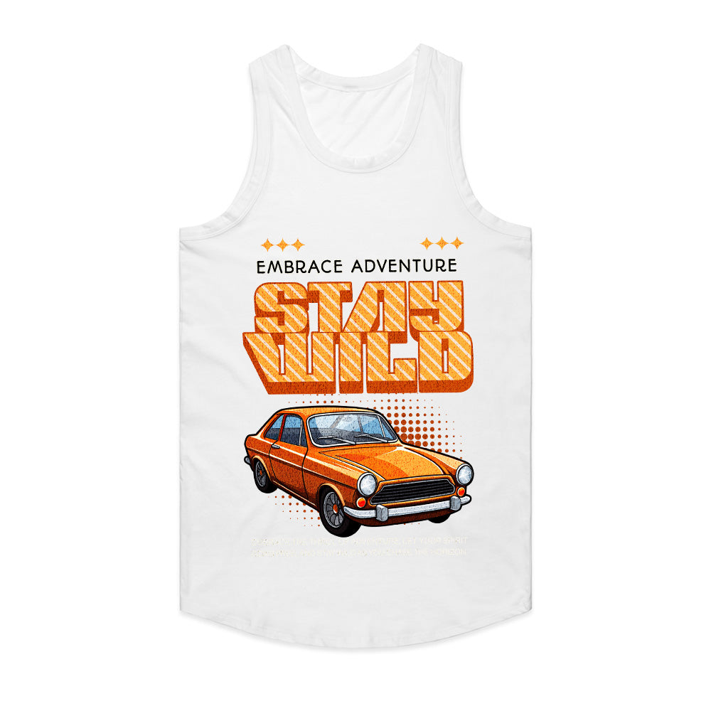 Stay Wild - Embrace Adventure Vintage Car Tee