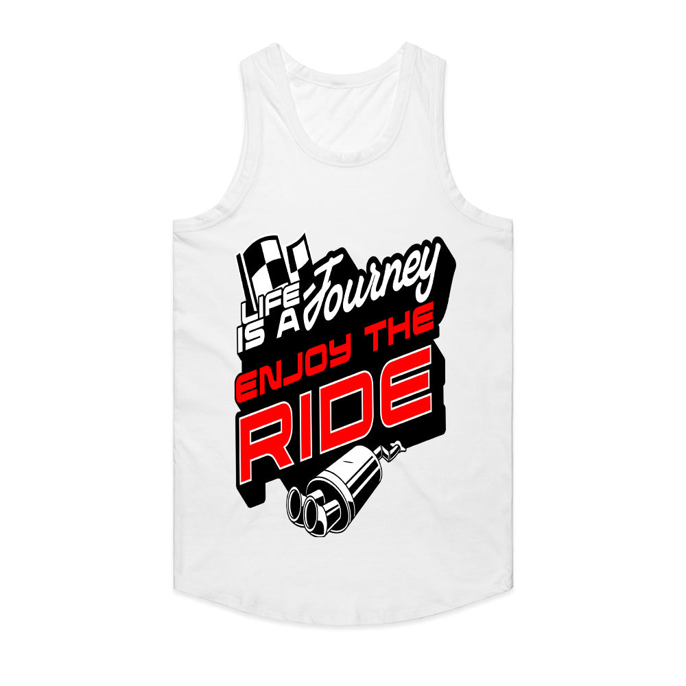 Life Is A Journey - Enjoy The Ride Racing Tee