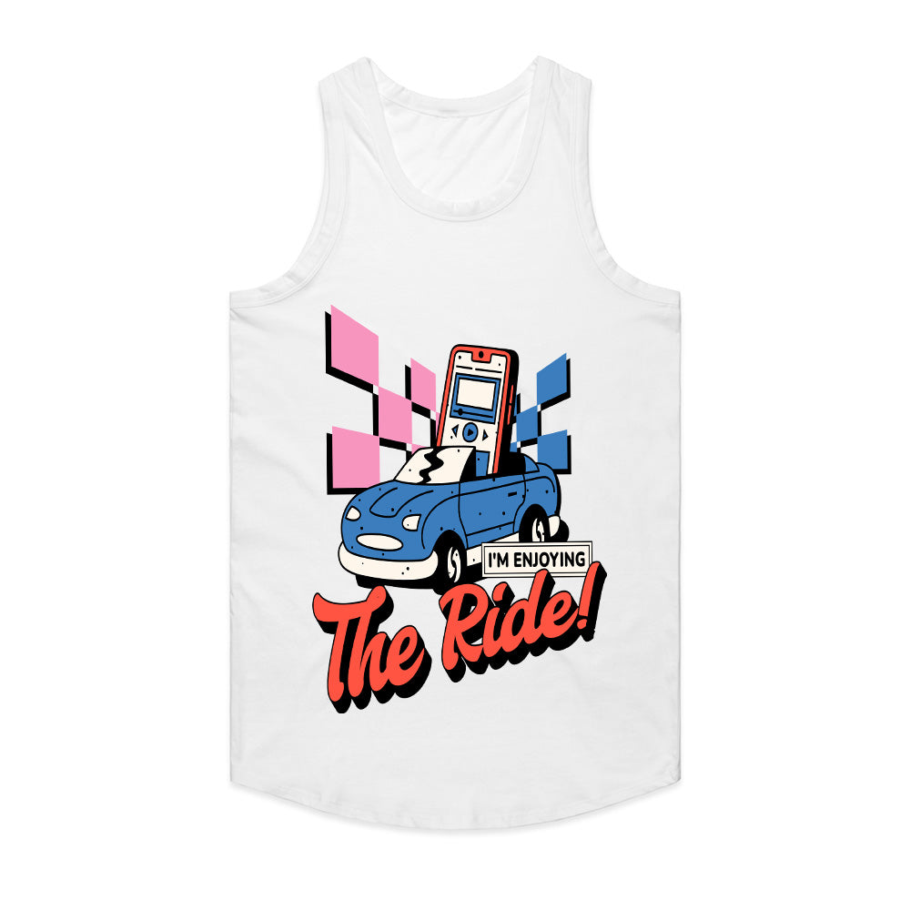 Enjoy The Ride - Retro Car & MP3 Graphic Tee