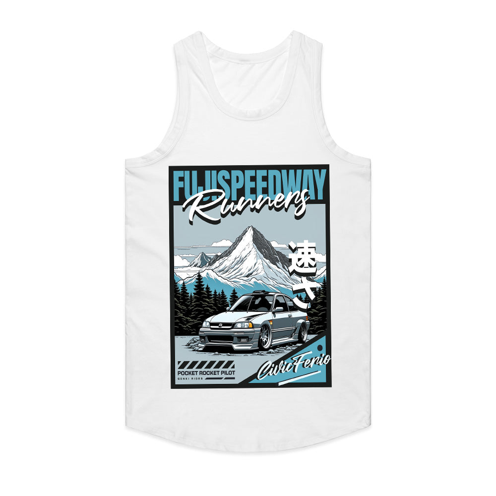 Fuji Speedway Runners: Civic Ferio JDM Pocket Rocket T-Shirt