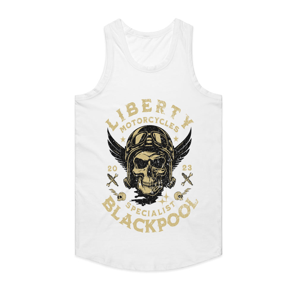 Liberty Motorcycles – Blackpool Specialist Biker T-Shirt