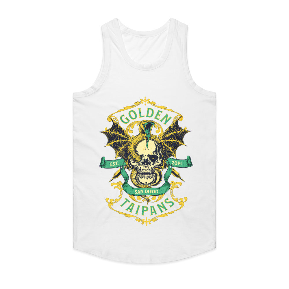 Golden Taipans – San Diego Ornate Skull T-Shirt