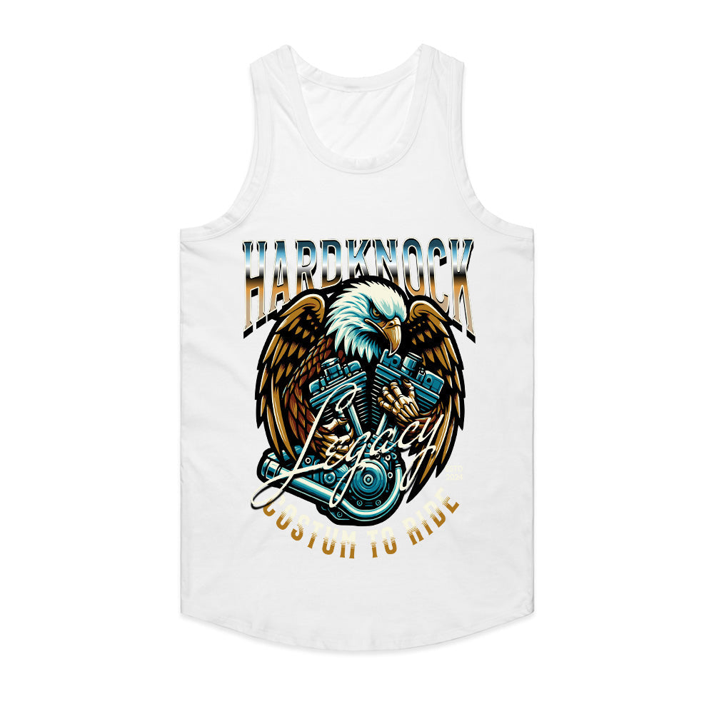 Hardknock Legacy – Eagle & V-Twin Engine Biker T-Shirt