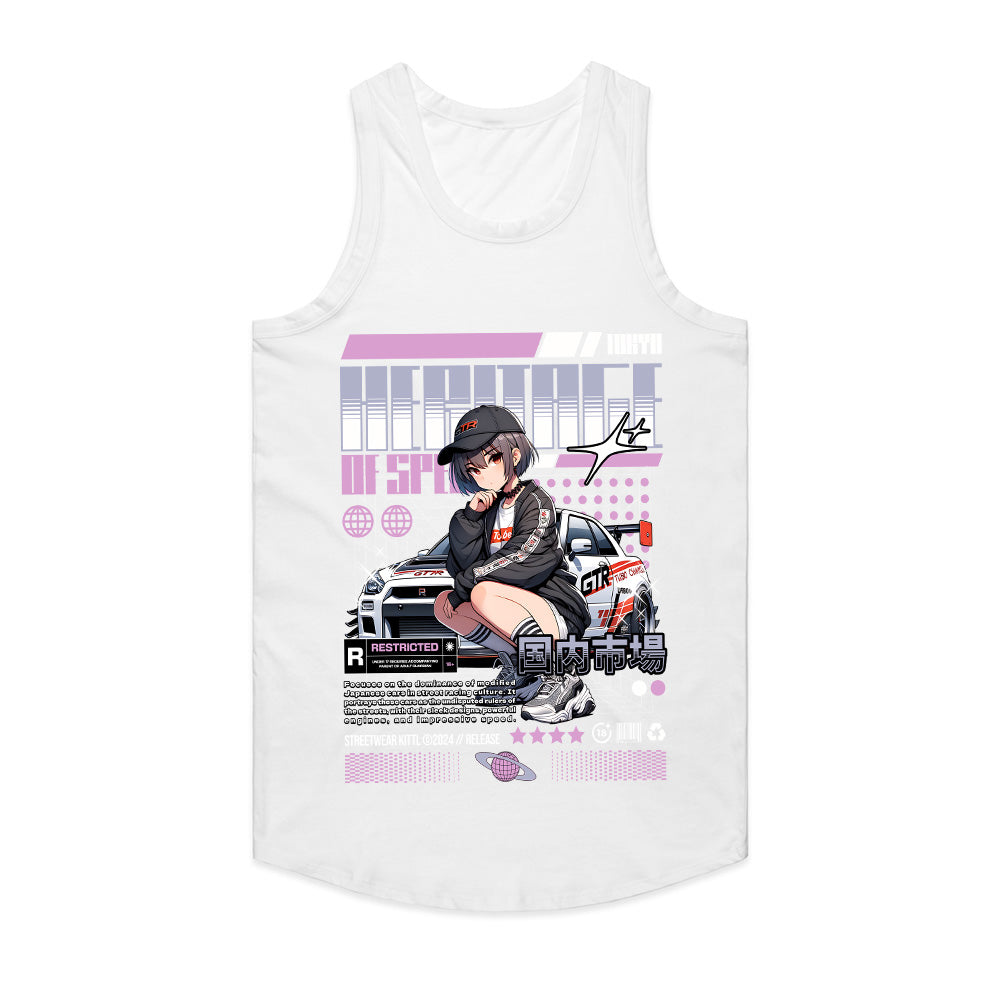 Heritage of Speed: JDM Anime Streetwear T-Shirt
