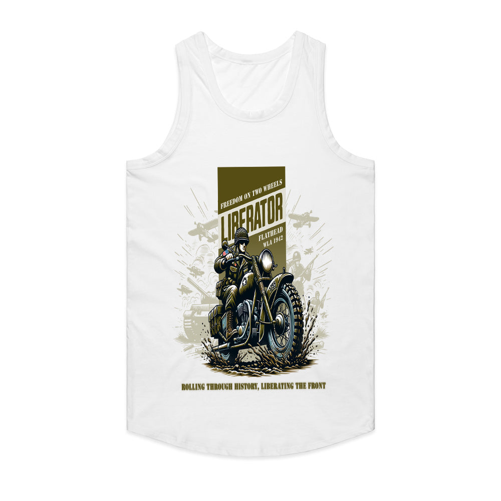 Liberator Ride: WWII Flathead Motorcycle Tribute T-Shirt
