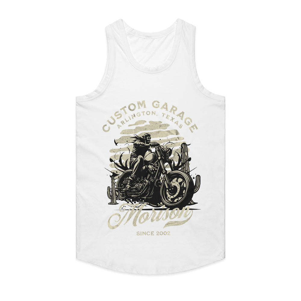 Morison Custom Garage – Arlington, Texas Vintage Biker T-Shirt