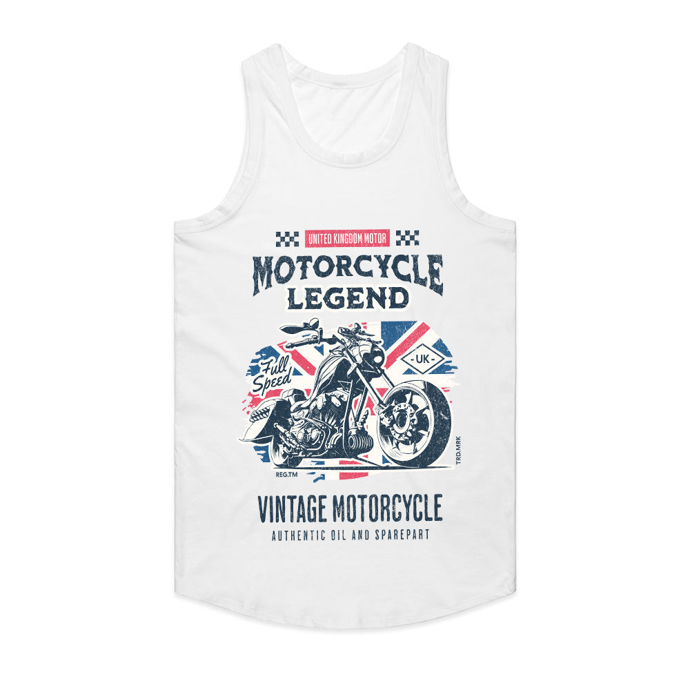 Motorcycle Legend – Vintage UK Chopper Retro Biker T-Shirt