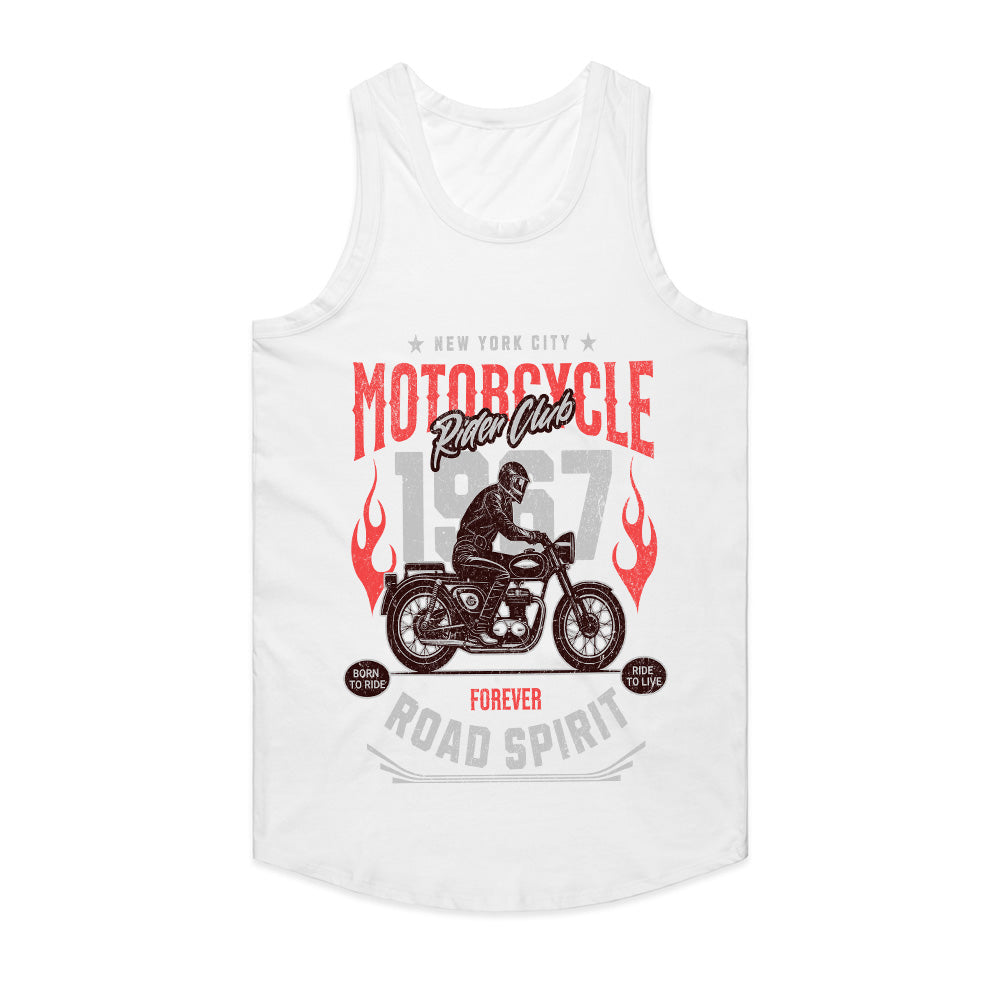 Motorcycle Rider Club – Road Spirit 1967 Vintage Biker T-Shirt